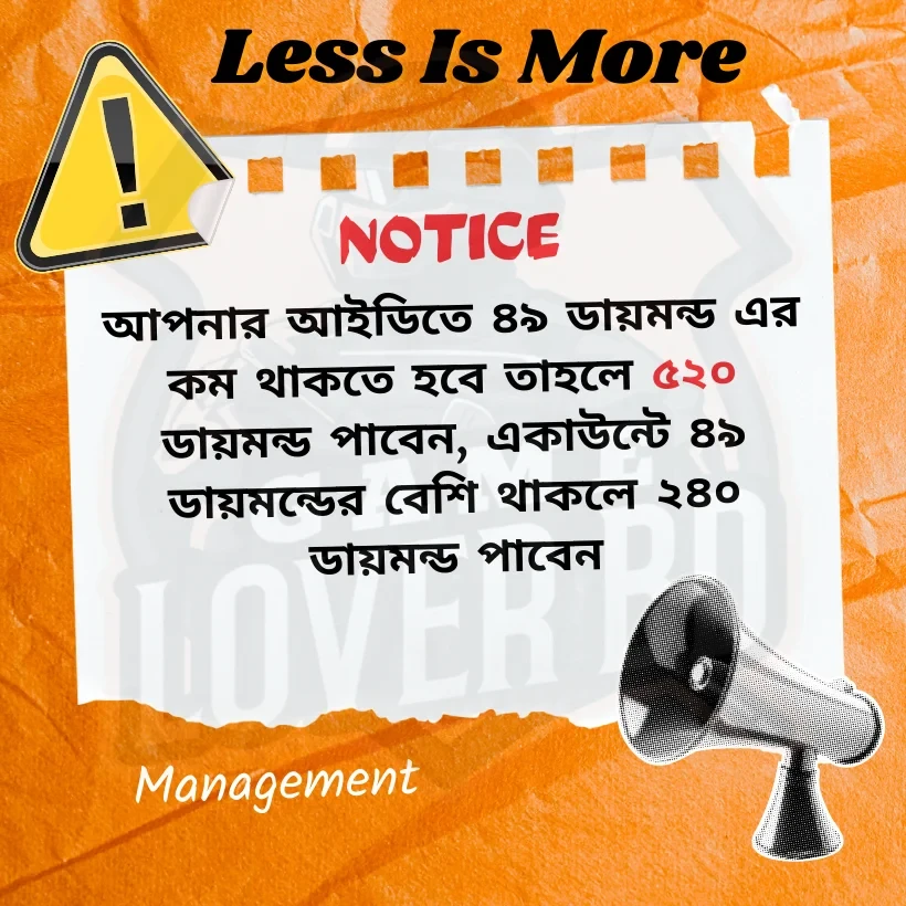 Free Fire Less is More Offer